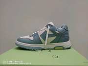 Okify Off White Out Of Office Blue And White Sneakers Unisex - 3