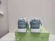 Okify Off White Out Of Office Blue And White Sneakers Unisex - 5