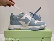 Okify Off White Out Of Office Blue And White Sneakers Unisex - 6