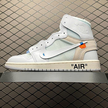 Okify Nike Off White Jordan 1 High Shoes