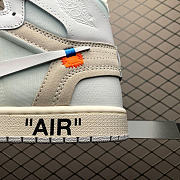 Okify Nike Off White Jordan 1 High Shoes - 3