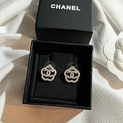 Okify CC Silver Flower Earrings With Diamonds 29336 - 4