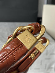 Okify CC 24A Hobo Bag Brown AS4922 22.5x19.5x8.5cm - 3