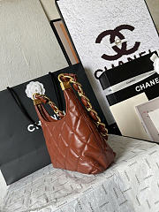 Okify CC 24A Hobo Bag Brown AS4922 22.5x19.5x8.5cm - 2
