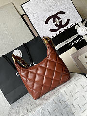 Okify CC 24A Hobo Bag Brown AS4922 22.5x19.5x8.5cm - 4