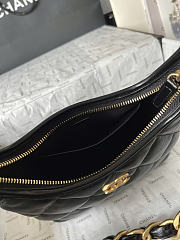 Okify CC 24A Hobo Bag Black AS4922 22.5x19.5x8.5cm - 5