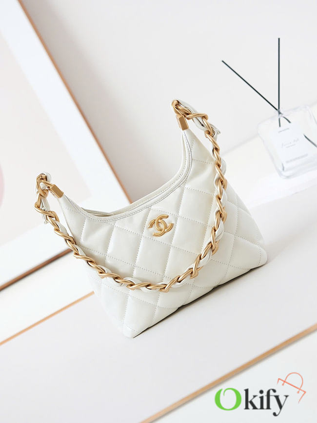 Okify CC 24A Hobo Bag White  AS4922 22.5x19.5x8.5cm - 1