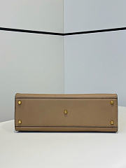 Okify Fendi Way Bag Taupe 36x27x13cm - 5