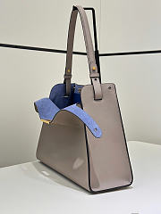 Okify Fendi Way Bag Gray 36x27x13cm - 4