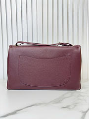 Okify CC 26S Maxi Flap Bag Red Burgundy 38x26x11cm - 2