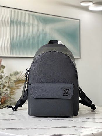 Okify Louis Vuitton Aerogram Black Backpack M57079 43x30x14cm