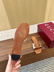 Okify Gucci Interlocking Brown Women Slides  - 6