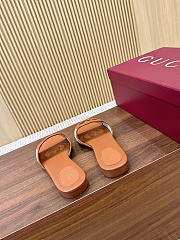 Okify Gucci Interlocking Brown Women Slides  - 2