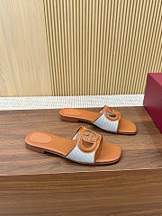 Okify Gucci Interlocking Brown Women Slides  - 3