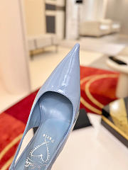 Okify Christian Louboutin Miss Z Light Blue Slingback 10cm - 3