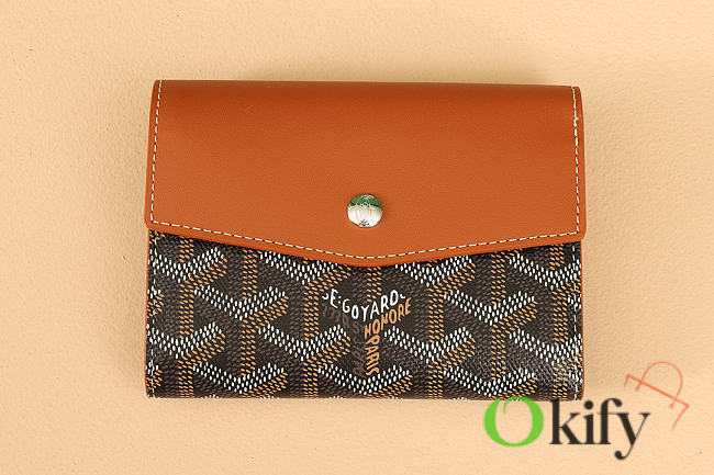 Okify Goyard Saint-Gabriel Brown And Black Wallet 12x2.5x9.3cm - 1