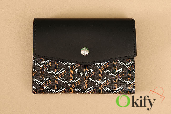 Okify Goyard Saint-Gabriel Black Wallet 12x2.5x9.3cm - 1