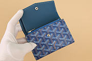 Okify Goyard Saint-Gabriel Blue Wallet 12x2.5x9.3cm - 5