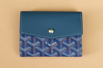 Okify Goyard Saint-Gabriel Blue Wallet 12x2.5x9.3cm