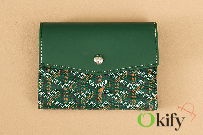 Okify Goyard Saint-Gabriel Green Wallet 12x2.5x9.3cm - 1