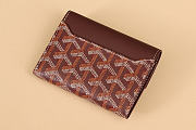 Okify Goyard Saint-Gabriel Red Burgundy Wallet 12x2.5x9.3cm - 3