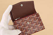Okify Goyard Saint-Gabriel Red Burgundy Wallet 12x2.5x9.3cm - 2