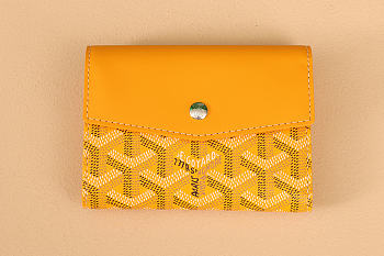 Okify Goyard Saint-Gabriel Yellow Wallet 12x2.5x9.3cm