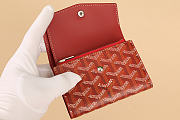 Okify Goyard Saint-Gabriel Red Wallet 12x2.5x9.3cm - 6