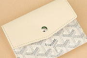 Okify Goyard Saint-Gabriel White Wallet 12x2.5x9.3cm - 4