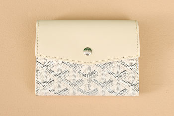 Okify Goyard Saint-Gabriel White Wallet 12x2.5x9.3cm