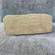 Okify Celine Classic Panier Cabas Raffia Bag 32.5x28x20cm - 4