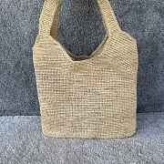 Okify Celine Classic Panier Cabas Raffia Bag 32.5x28x20cm - 3