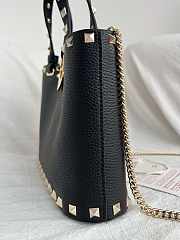 Okify Valentino Garavani Rockstud Small Bag In Black 23x15.5x6cm - 2