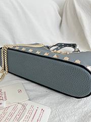 Okify Valentino Garavani Rockstud Small Bag In Light Blue 23x15.5x6cm - 6
