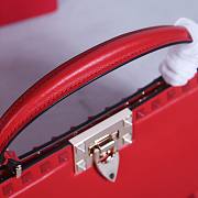 Okify Valentino Rockstud Large Bag Red Calfskin 28x14x8cm 22053L - 6