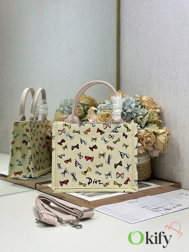 Okify Dior Dioriviera Small Book Tote Bag 26.5x21x14cm - 1