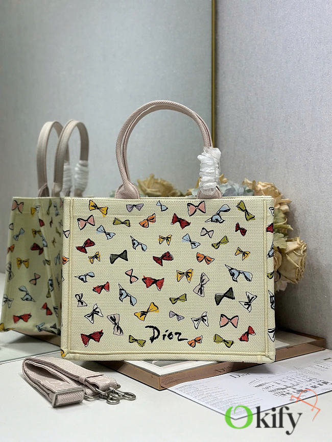 Okify Dior Dioriviera Medium Book Tote Bag 36x28cm - 1