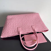 Okify Bottega Veneta Large Cabat Bag Pink 51x28x18cm - 5