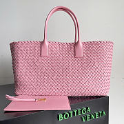 Okify Bottega Veneta Large Cabat Bag Pink 51x28x18cm - 1