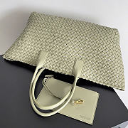 Okify Bottega Veneta Large Cabat Bag Light Green 51x28x18cm - 2