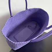 Okify Bottega Veneta Large Cabat Bag Purple 51x28x18cm - 5