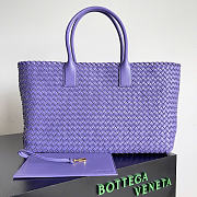 Okify Bottega Veneta Large Cabat Bag Purple 51x28x18cm - 1