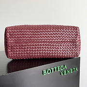 Okify Bottega Veneta Large Cabat Bag Red Burgundy 51x28x18cm - 6