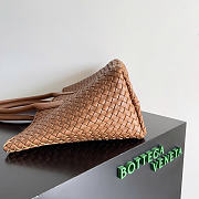 Okify Bottega Veneta Large Cabat Bag Brown Cognac 51x28x18cm - 4