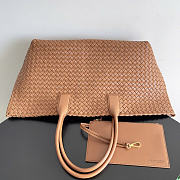 Okify Bottega Veneta Large Cabat Bag Brown Cognac 51x28x18cm - 6