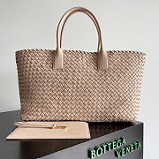 Okify Bottega Veneta Large Cabat Bag Nude 51x28x18cm - 1