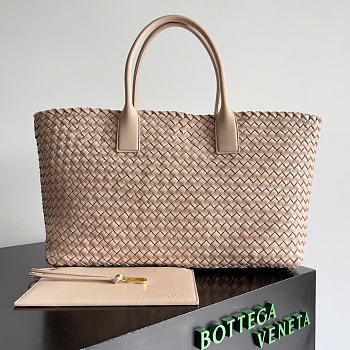 Okify Bottega Veneta Large Cabat Bag Nude 51x28x18cm