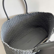 Okify Bottega Veneta Large Cabat Bag Light Blue 51x28x18cm - 3