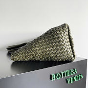 Okify Bottega Veneta Large Cabat Bag Olive Green 51x28x18cm - 5