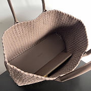 Okify Bottega Veneta Large Cabat Bag Brown 51x28x18cm - 4